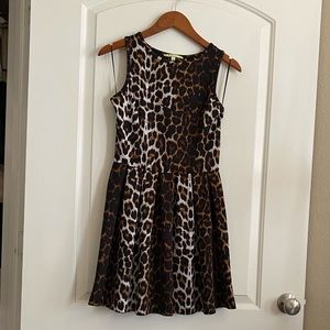 Cheetah print dress